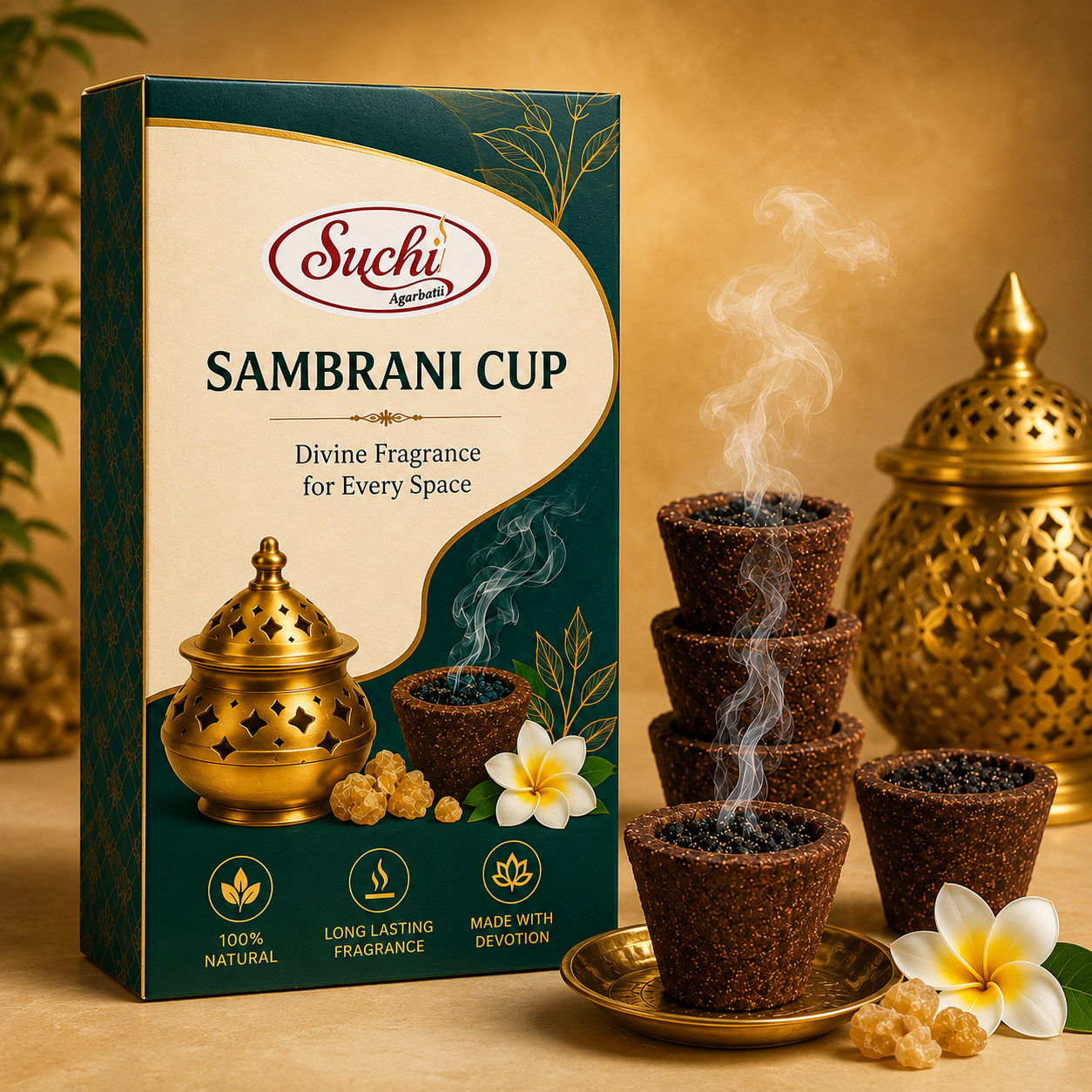 Traditional incense experience and spiritual ambience